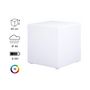 Voir la diapositive 3 : SWEEEK Cube lumineux LED 40cm 16 couleurs résistant à l'eau rechargeable, avec télécommande
