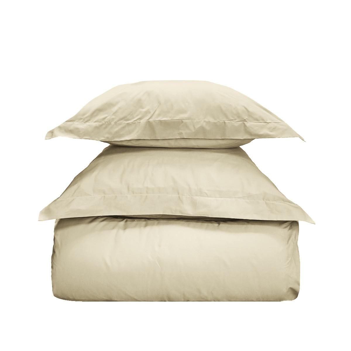 Sensei Maison Parure housse de couette avec 2 taies 65x65 cm en coton STUDIO