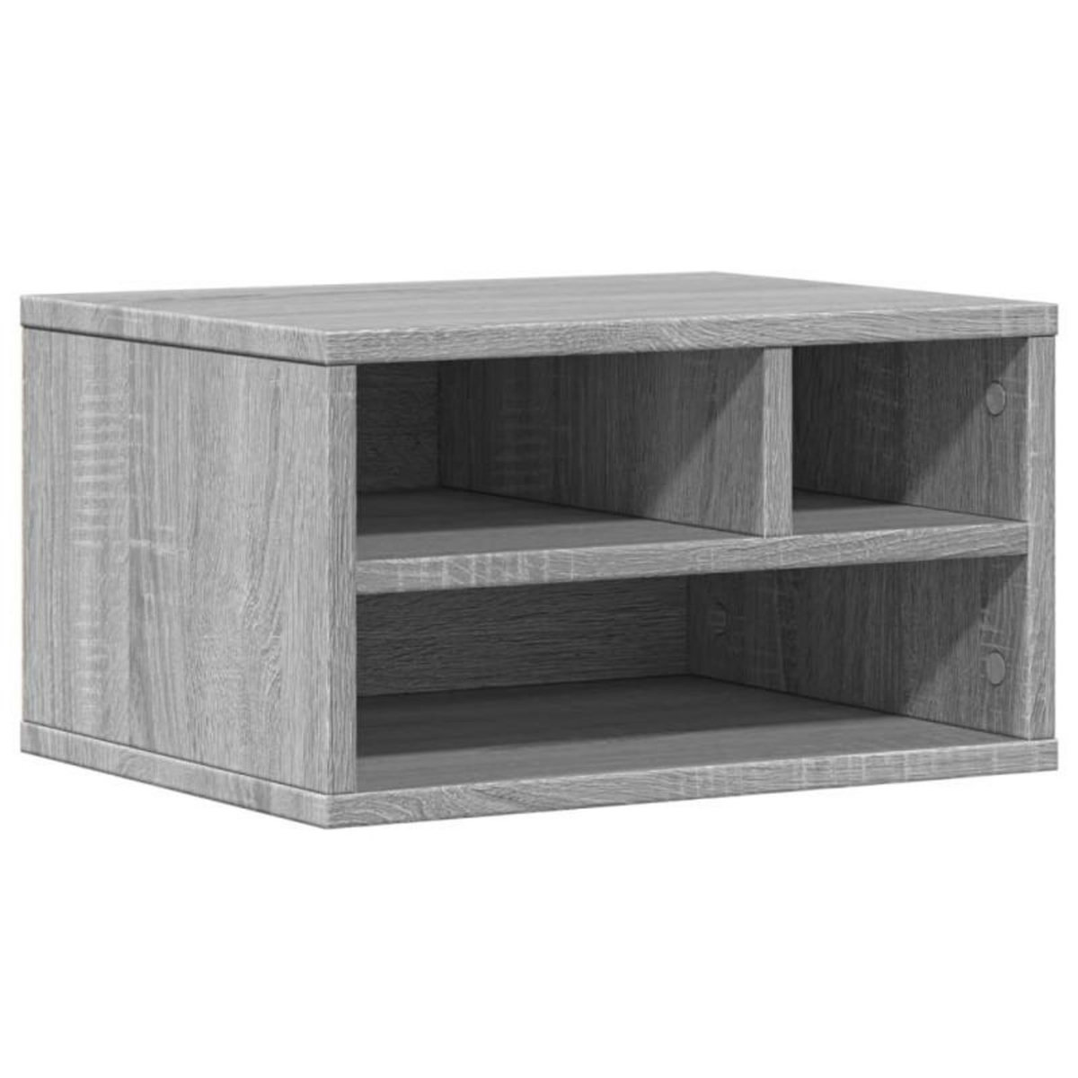 VIDAXL Support d imprimante sonoma gris 40x32x22,5cm bois d ingénierie