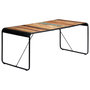Voir la diapositive 1 : VIDAXL Table a manger 180x90x76 cm Bois de recuperation massif