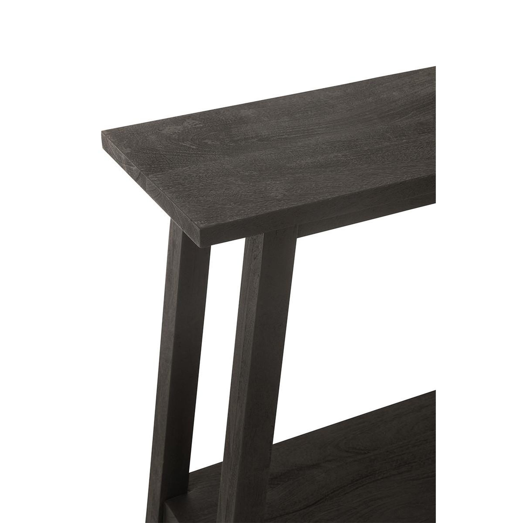 Voir la diapositive 4 : J-LINE Console en bois de manguier  matilda  120cm noir