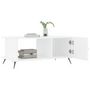 Voir la diapositive 4 : VIDAXL Table basse blanc 90x50x40 cm bois d ingénierie