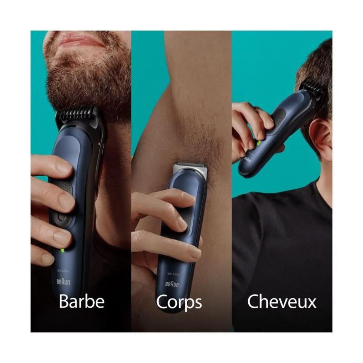 BRAUN Tondeuse Tout-En-Un BRAUN - Series 7 MGK7421