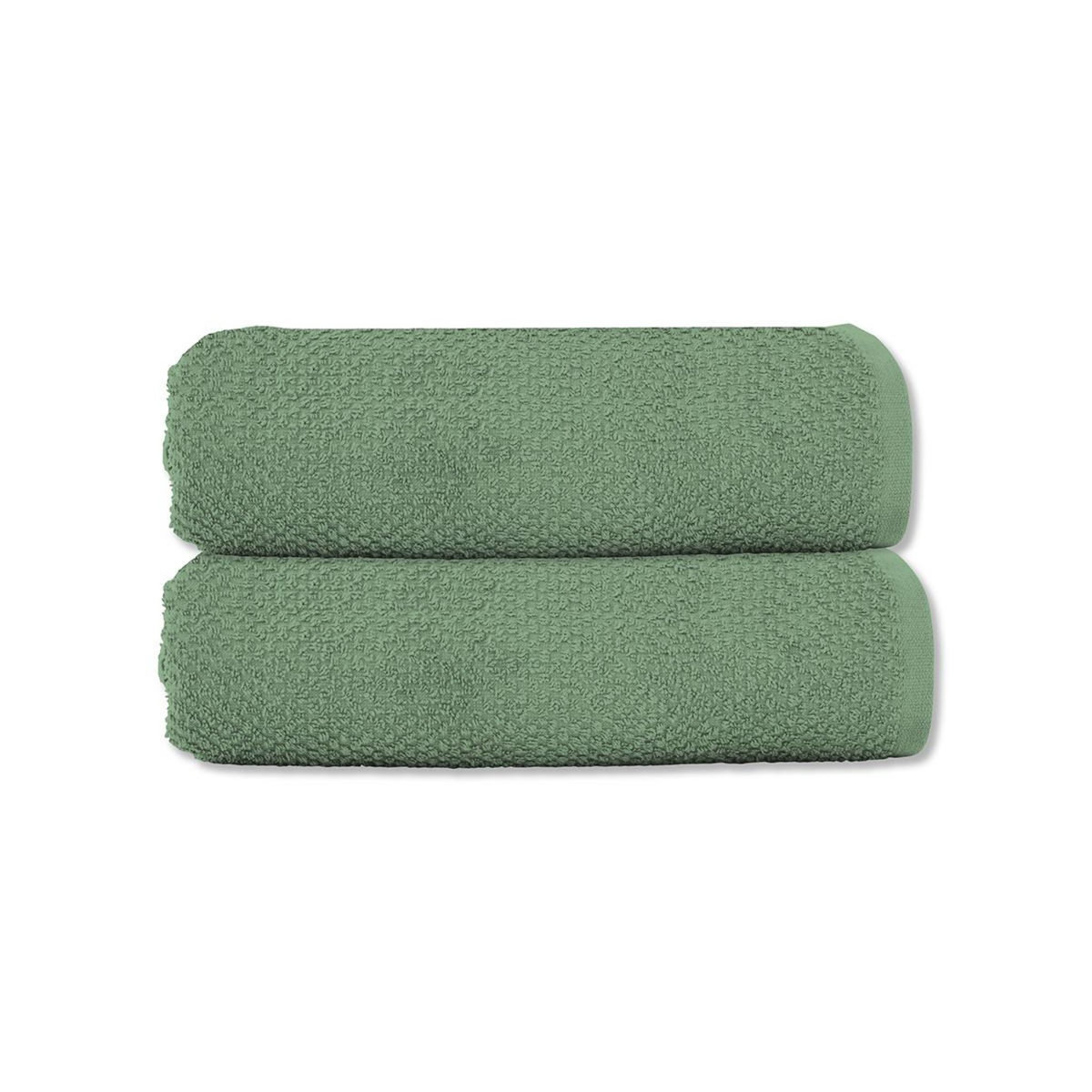 GUY LEVASSEUR Lot 2 serviettes de toilette 50x90 coton éponge