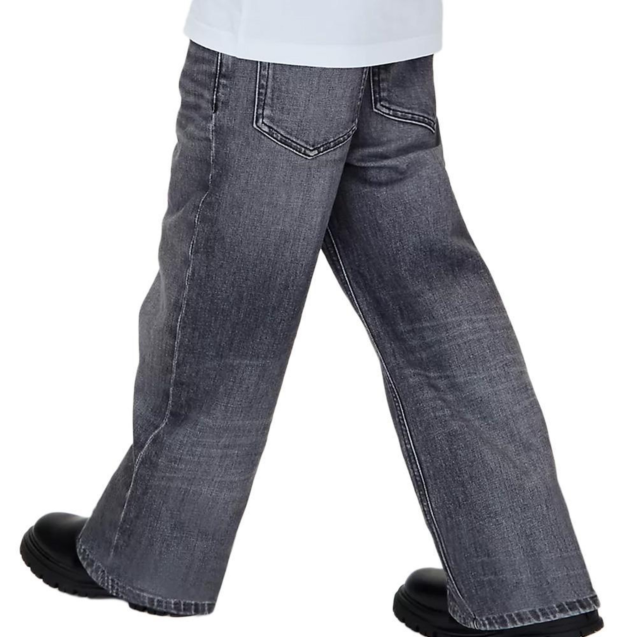 Voir la diapositive 3 : CALVIN KLEIN JEANS Jean baggy gris garçon calvin klein jeans skater