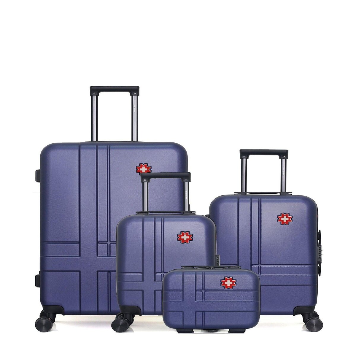 SWISS KOPPER SWISS KOPPER - LOT DE 4 - Valises grand format, cabine, cabine XXS et vanity USTER