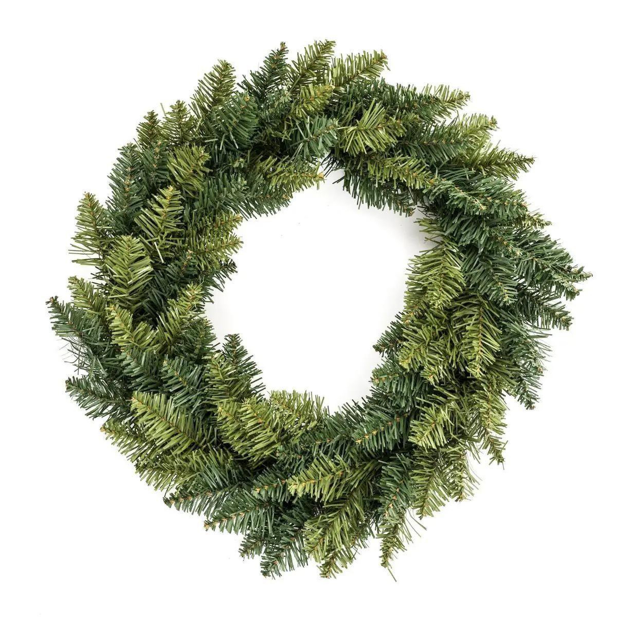 FEERIC LIGHT & CHRISTMAS Couronne de noël déco  blooming  40cm vert