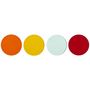 Voir la diapositive 2 : Paris Prix Lot de 4 Dessous de Verre  Colores  10cm Multicolore