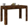 Voir la diapositive 3 : VIDAXL Table a dîner chene fume 120x60x76 cm bois d'ingenierie