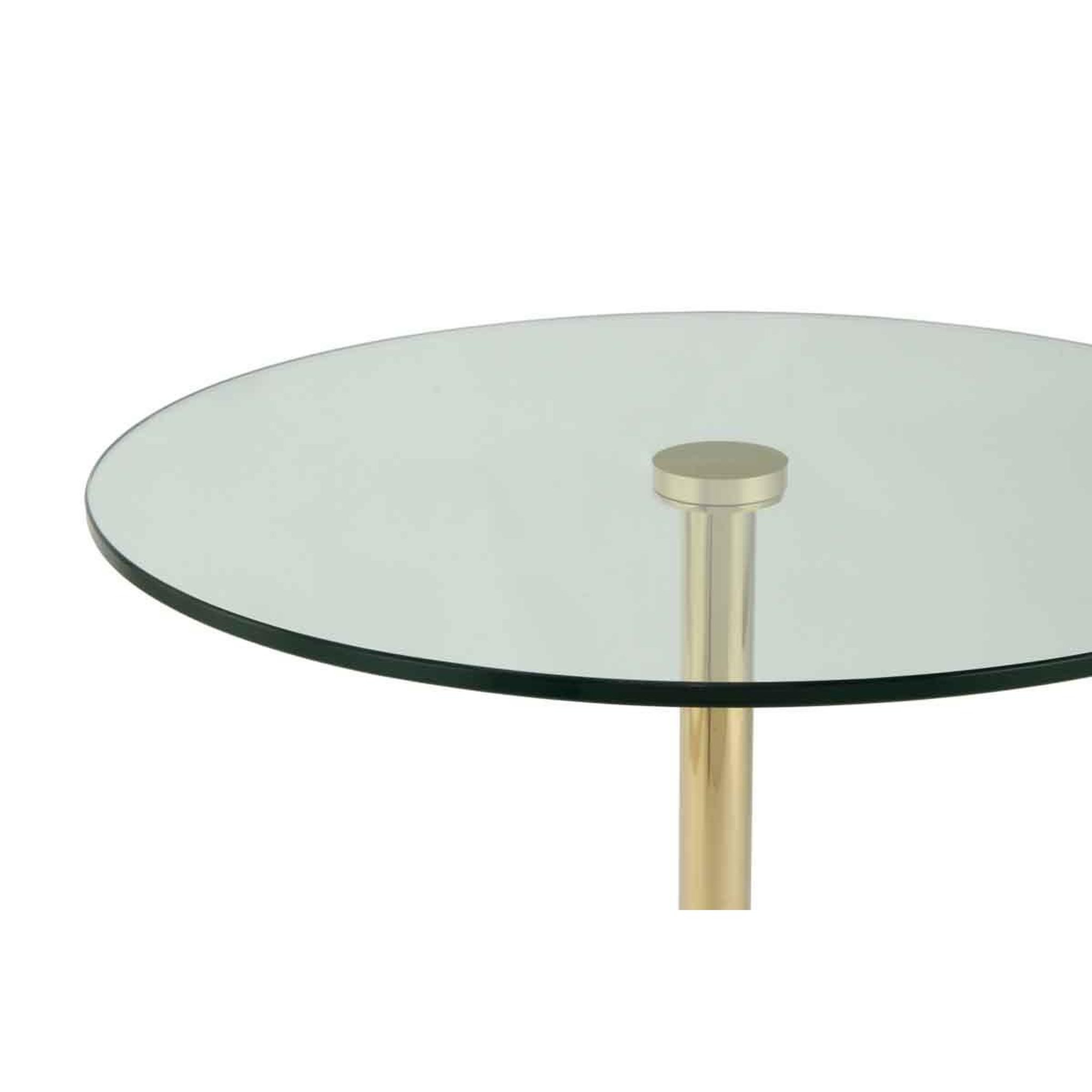 Voir la diapositive 6 : Paris Prix Table d'appoint en marbre  lana  53cm or & noir