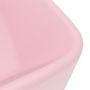 Voir la diapositive 5 : VIDAXL Lavabo de luxe Rose mat 41x30x12 cm Ceramique