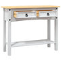 Voir la diapositive 5 : VIDAXL Table console Gamme  Pin mexicain Blanc 90x34,5x73 cm