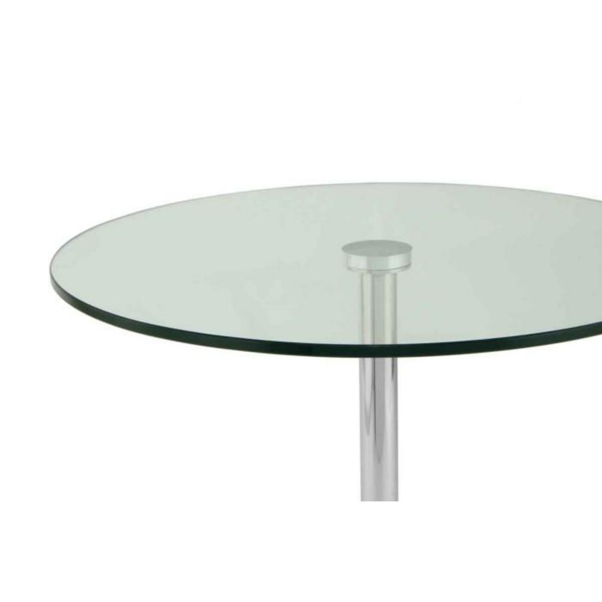 Paris Prix Table d'Appoint en Marbre  Lana  53cm Argent & Noir