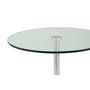 Voir la diapositive 5 : Paris Prix Table d'Appoint en Marbre  Lana  53cm Argent & Noir