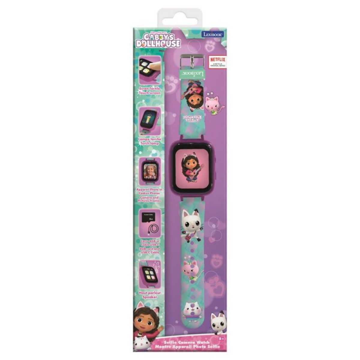 Lexibook Montre intelligente pour enfants Lexibook Gabby et la maison magique