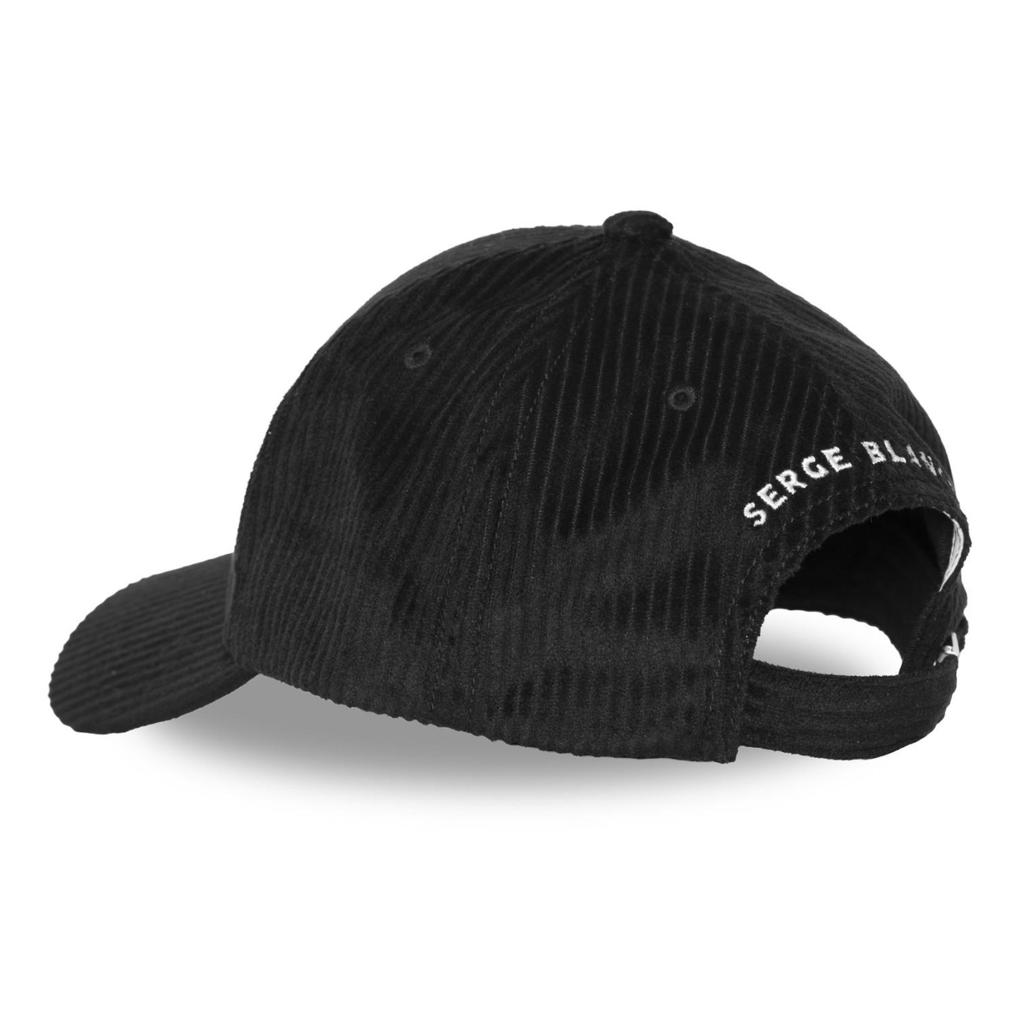 Voir la diapositive 5 : SERGE BLANCO Casquette baseball en velours côtelé Velvet