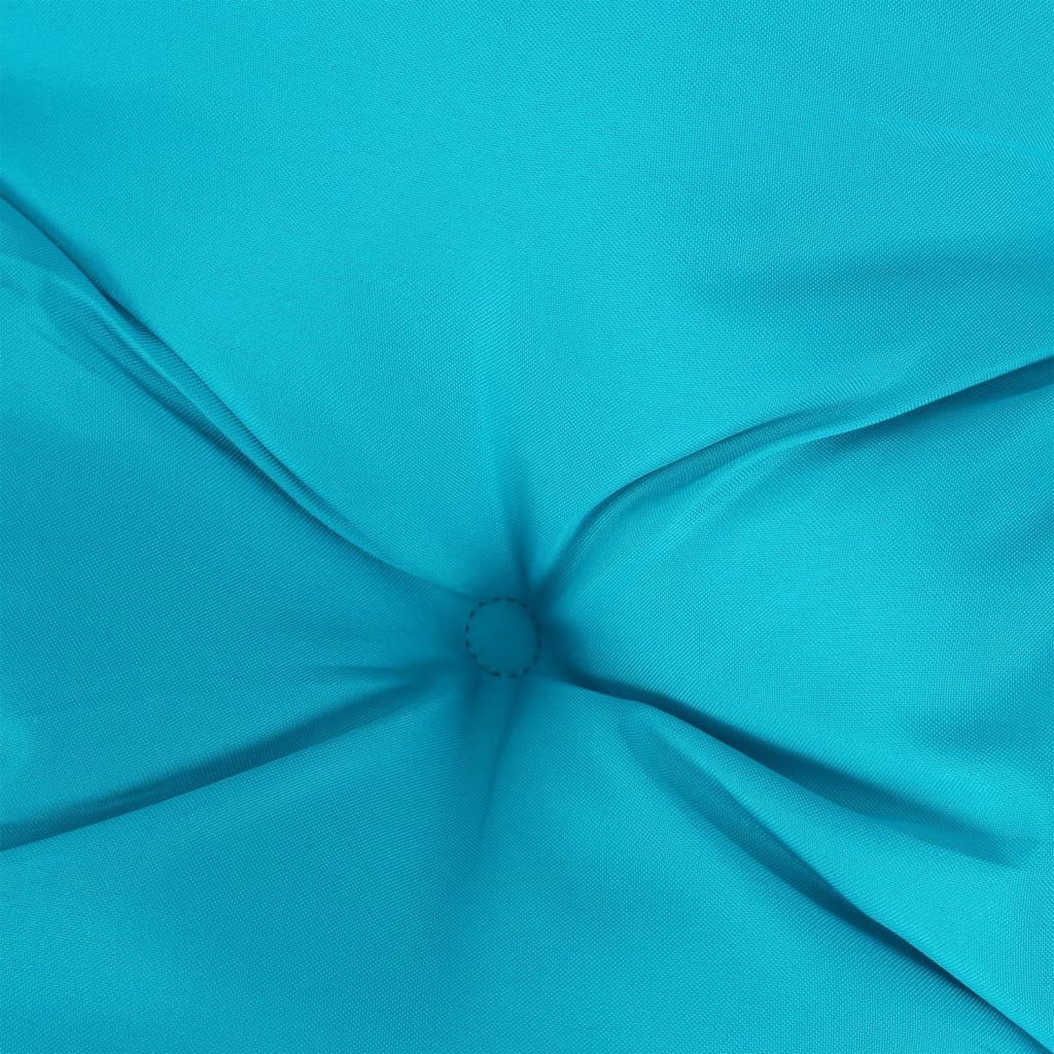 Voir la diapositive 5 : VIDAXL Coussin de banc de jardin turquoise 110x50x7 cm tissu