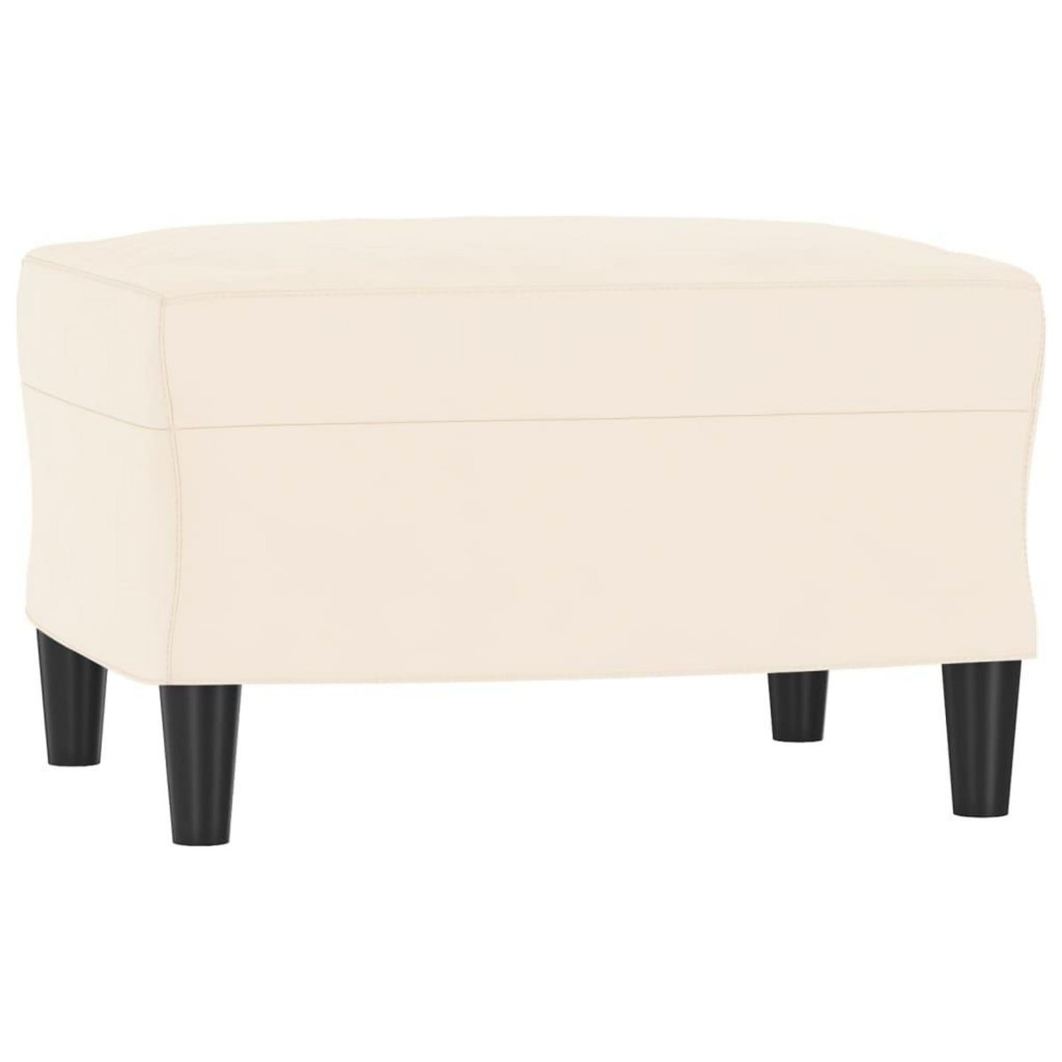 VIDAXL Banc Creme 70x35x41 cm Velours
