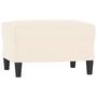 Voir la diapositive 2 : VIDAXL Banc Creme 70x35x41 cm Velours
