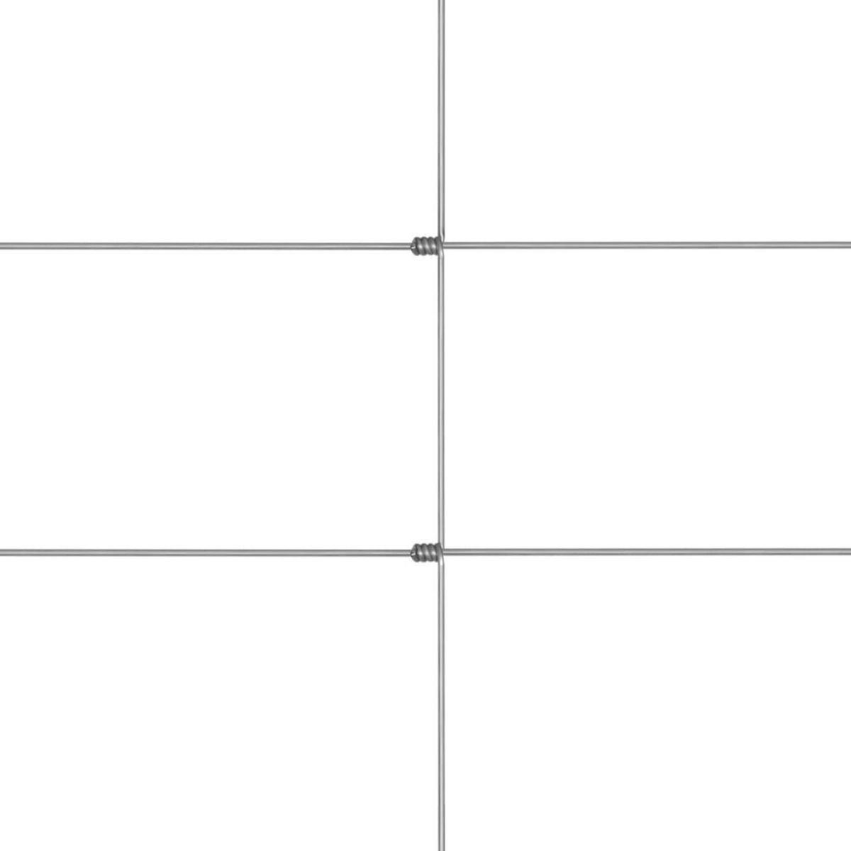 VIDAXL Cloture de jardin Acier galvanise Argente 50x1,6 m