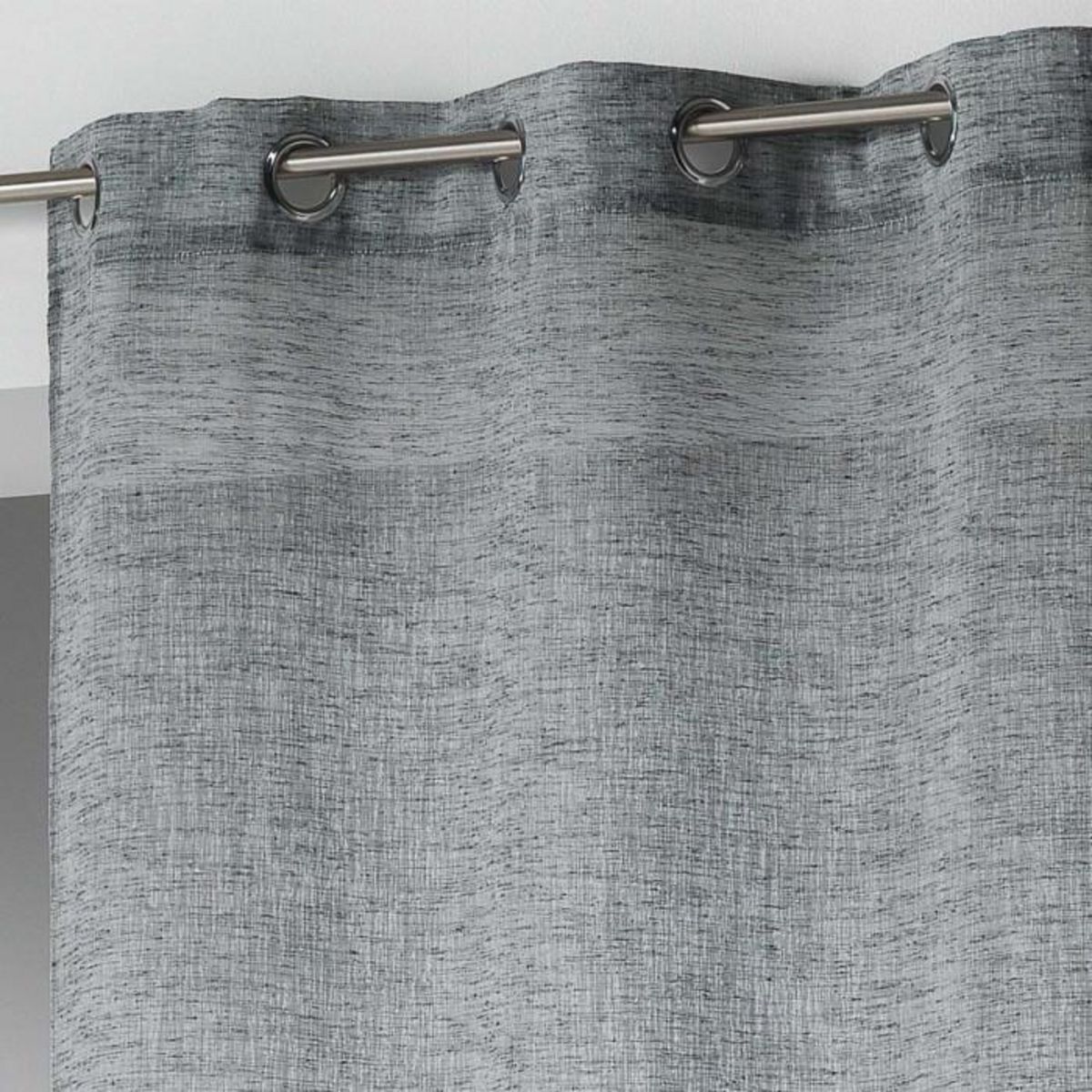 Paris Prix Rideau Voilage à Œillets  Carlin  140x240cm Anthracite