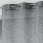 Voir la diapositive 2 : Paris Prix Rideau Voilage à Œillets  Carlin  140x240cm Anthracite