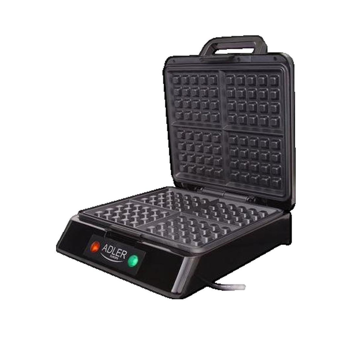 ADLER Gaufrier Adler Europe AD 3036 Argent capacité quatre gaufres