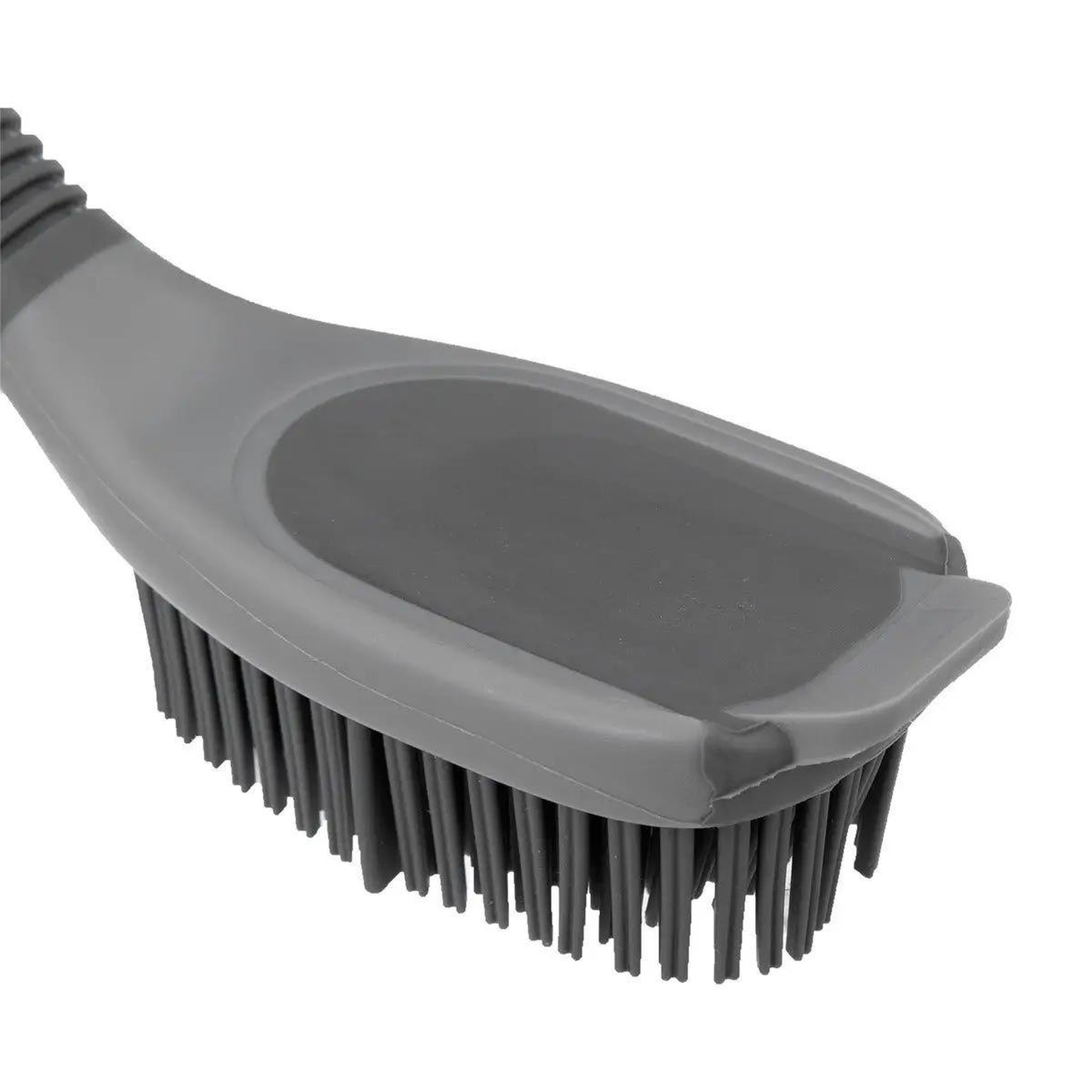 Voir la diapositive 3 : FIVE Brosse à vaisselle  rubber  24cm gris & argent