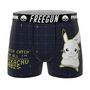 Voir la diapositive 3 : FREEGUN Lot de 3 boxers homme Pokemon
