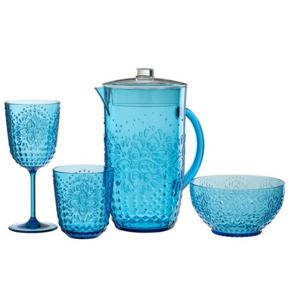 Paris Prix Carafe Réutilisable  Barbra  2,5L Bleu Azur
