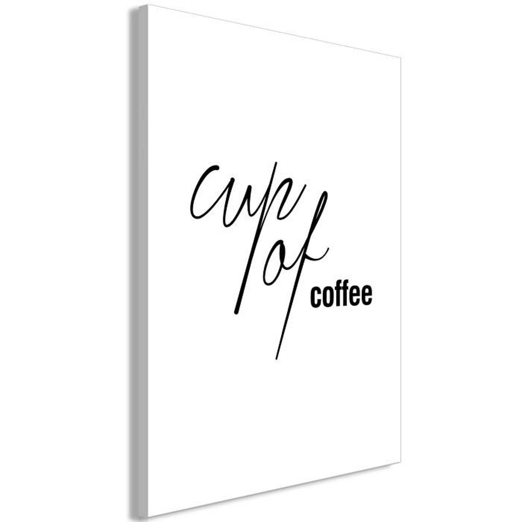 Paris Prix Tableau Imprimé  Cup of Coffee  Noir & Blanc. Coloris disponibles : Multicolore
