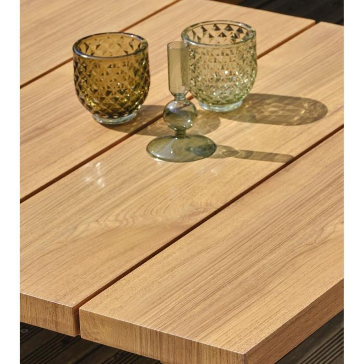 Paris Prix Salon de Jardin d'Angle 5 Places  Lavezzi  175cm Blanc