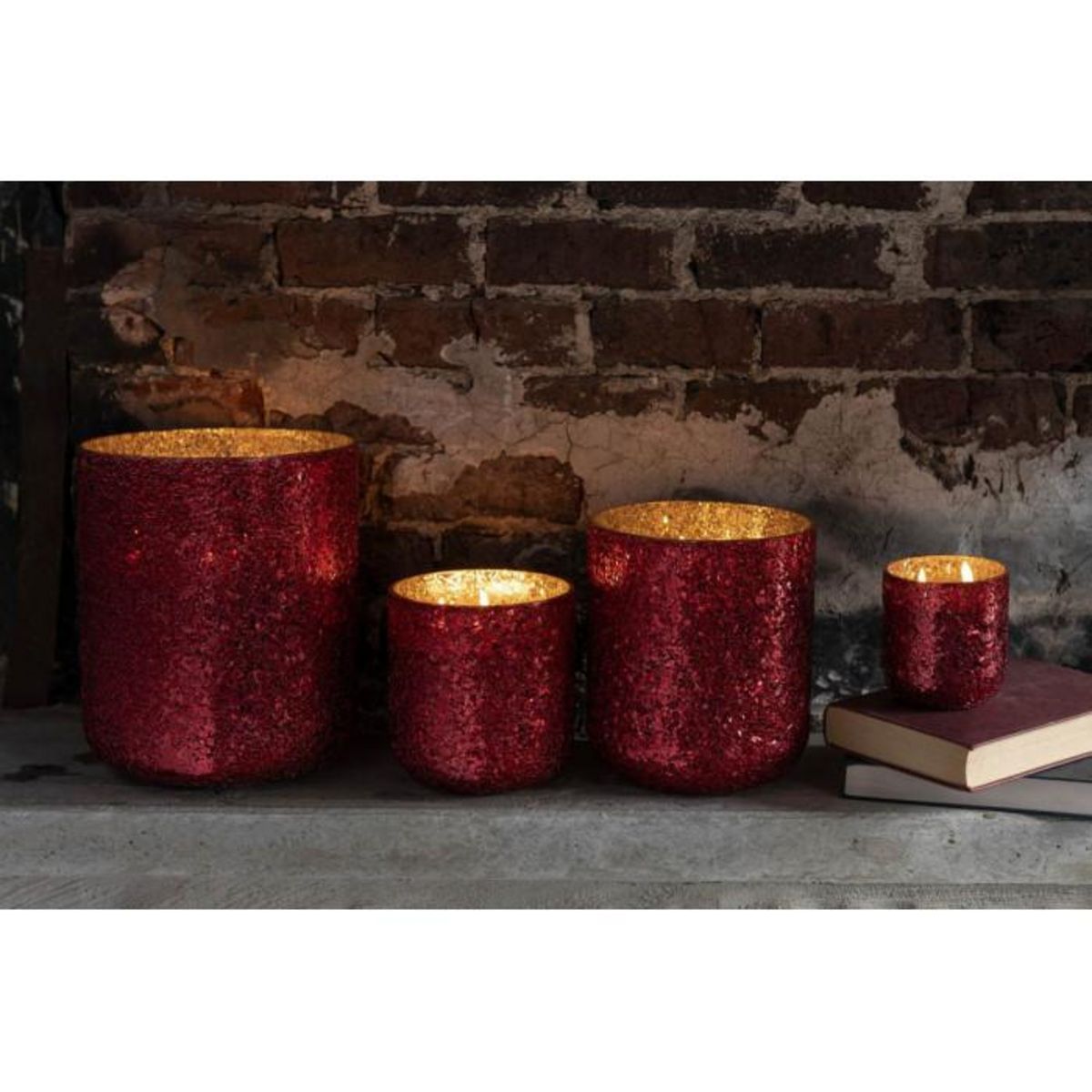 Paris Prix Bougie Parfumée Déco  Luxuria  15cm Berry Bliss