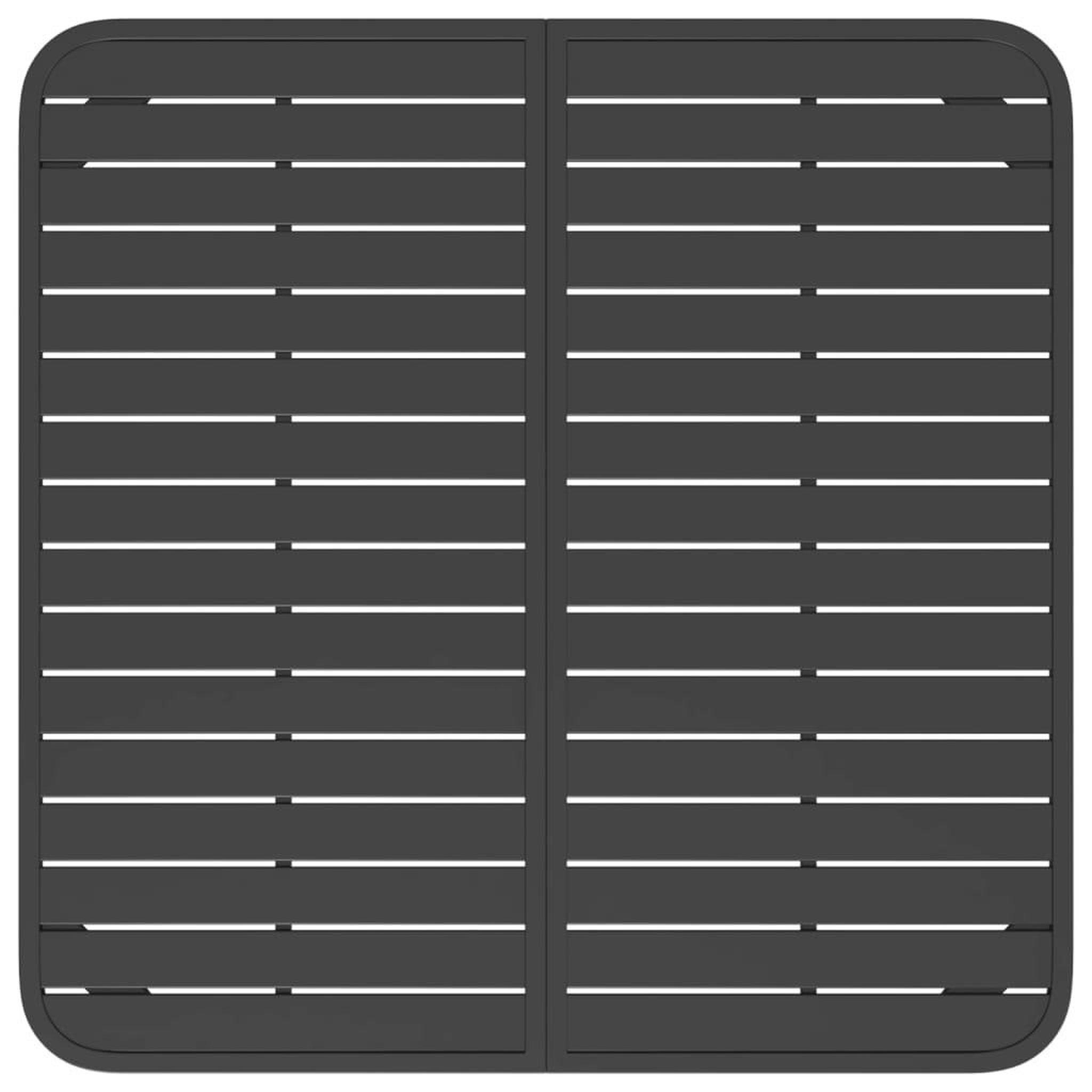 Voir la diapositive 5 : VIDAXL Table de jardin anthracite 100x100x71 cm acier