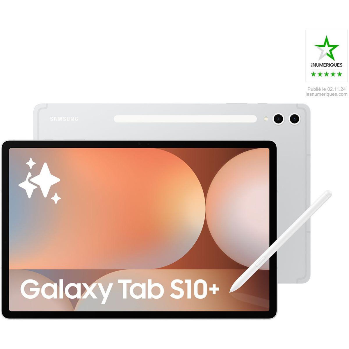 Samsung Tablette Android Galaxy Tab S10+ 12.4 Wifi 256Go Silver