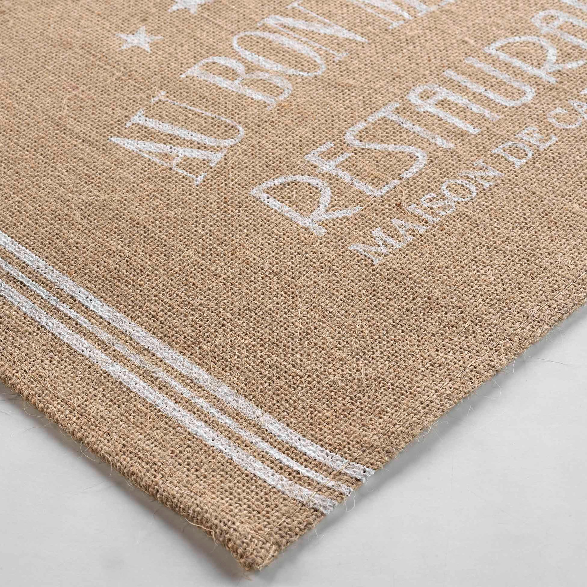 Voir la diapositive 2 : Eden Set de table en jute au bon menu