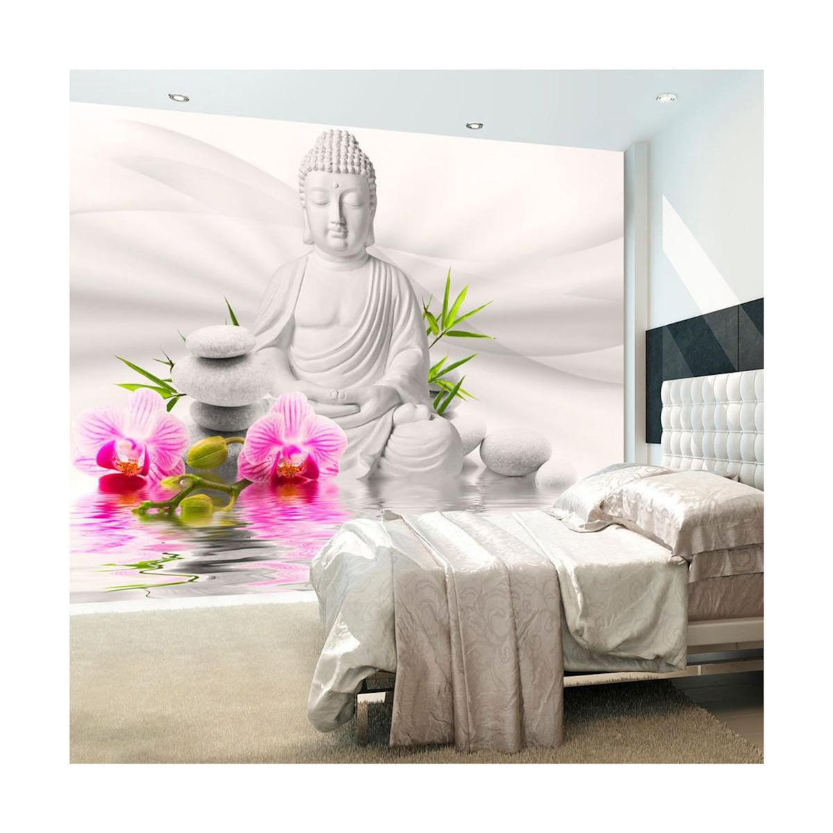 Paris Prix Papier Peint  Bouddha & Orchidées