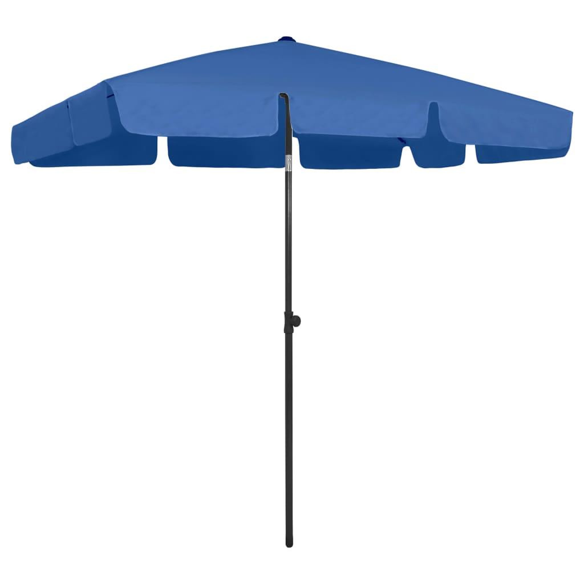 Voir la diapositive 1 : VIDAXL Parasol de plage bleu azure 200x125 cm
