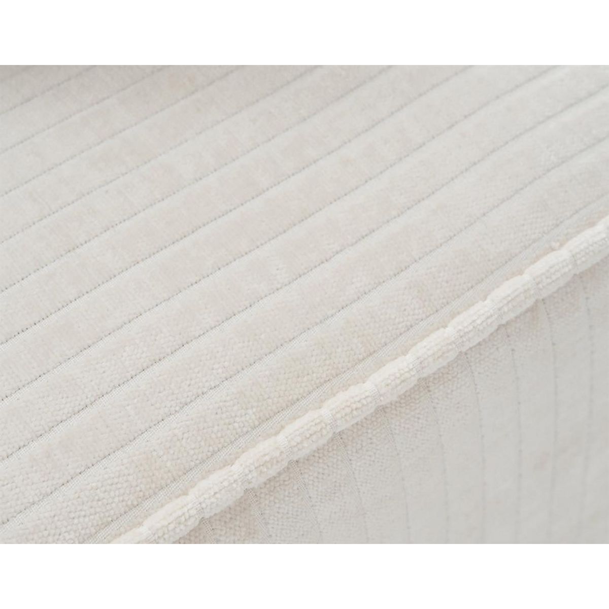 BEST MOBILIER Topaze - canapé droit 2 places en velours côtelé plat