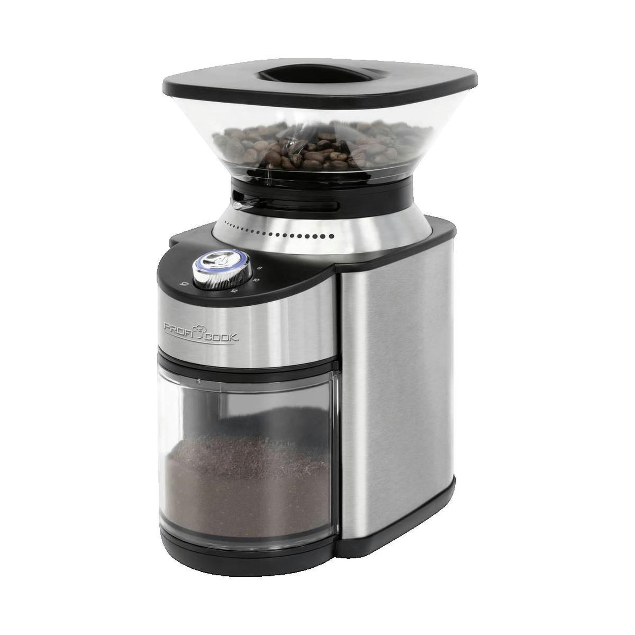Profi Cook Moulin à café Proficook broyeur conique acier inoxydable