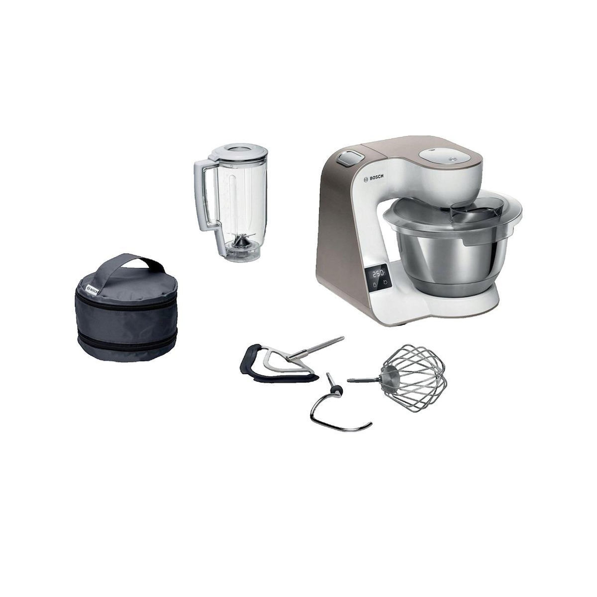 BOSCH Robot multifonction Bosch MUM5XW13 avec bol en acier inoxydable de 3,9 litres