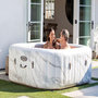 Voir la diapositive 2 : INTEX Spa gonflable PureSpa Calacatta carré Bulles 4 places - Intex