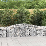 VIDAXL Paniers a gabions arques 20 pcs 400x50x60/80 cm Fer galvanise