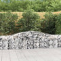 Voir la diapositive 1 : VIDAXL Paniers a gabions arques 20 pcs 400x50x60/80 cm Fer galvanise