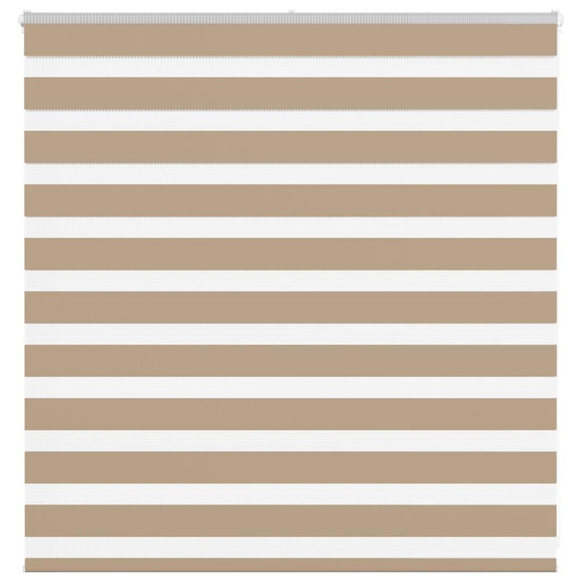 VIDAXL Store zebre marron sable largeur du tissu 145,9 cm polyester