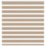 Voir la diapositive 1 : VIDAXL Store zebre marron sable largeur du tissu 145,9 cm polyester