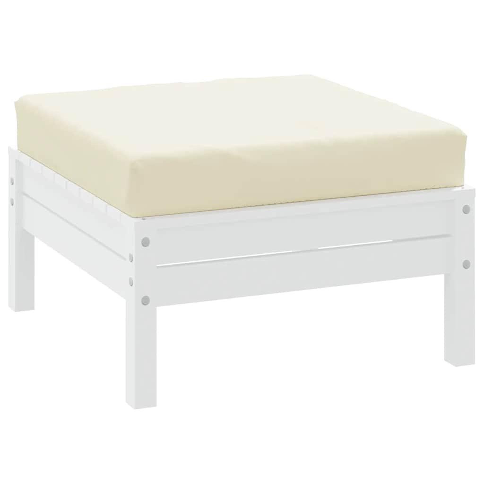Voir la diapositive 3 : VIDAXL Coussin de palette creme 60x60x8 cm tissu oxford
