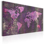 Voir la diapositive 1 : Paris Prix Tableau Imprimé  Amethyst Map