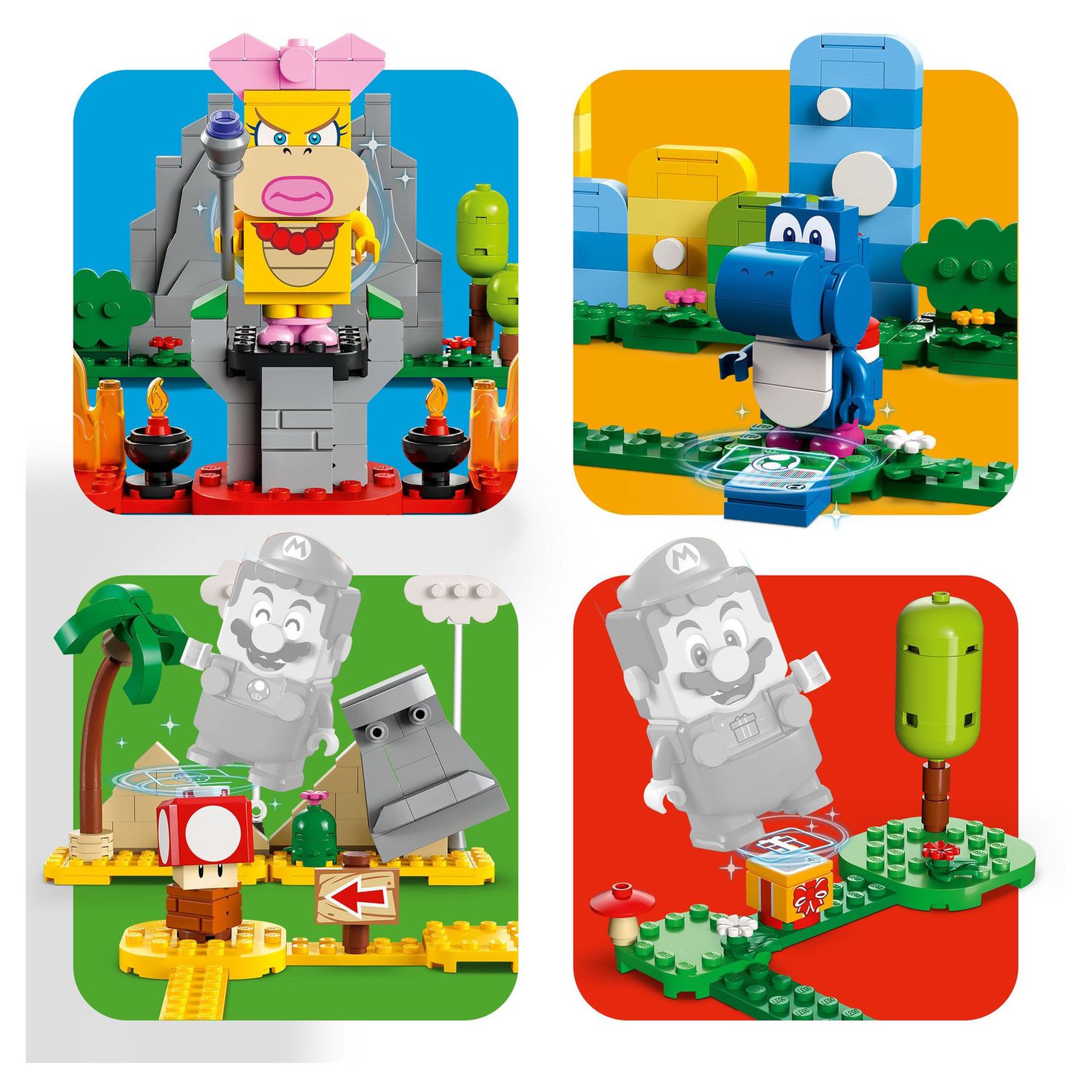 Voir la diapositive 6 : LEGO Super Mario 71418 Set la boite à outils créative,  Jouet Enfants 6 Ans, avec Figurines