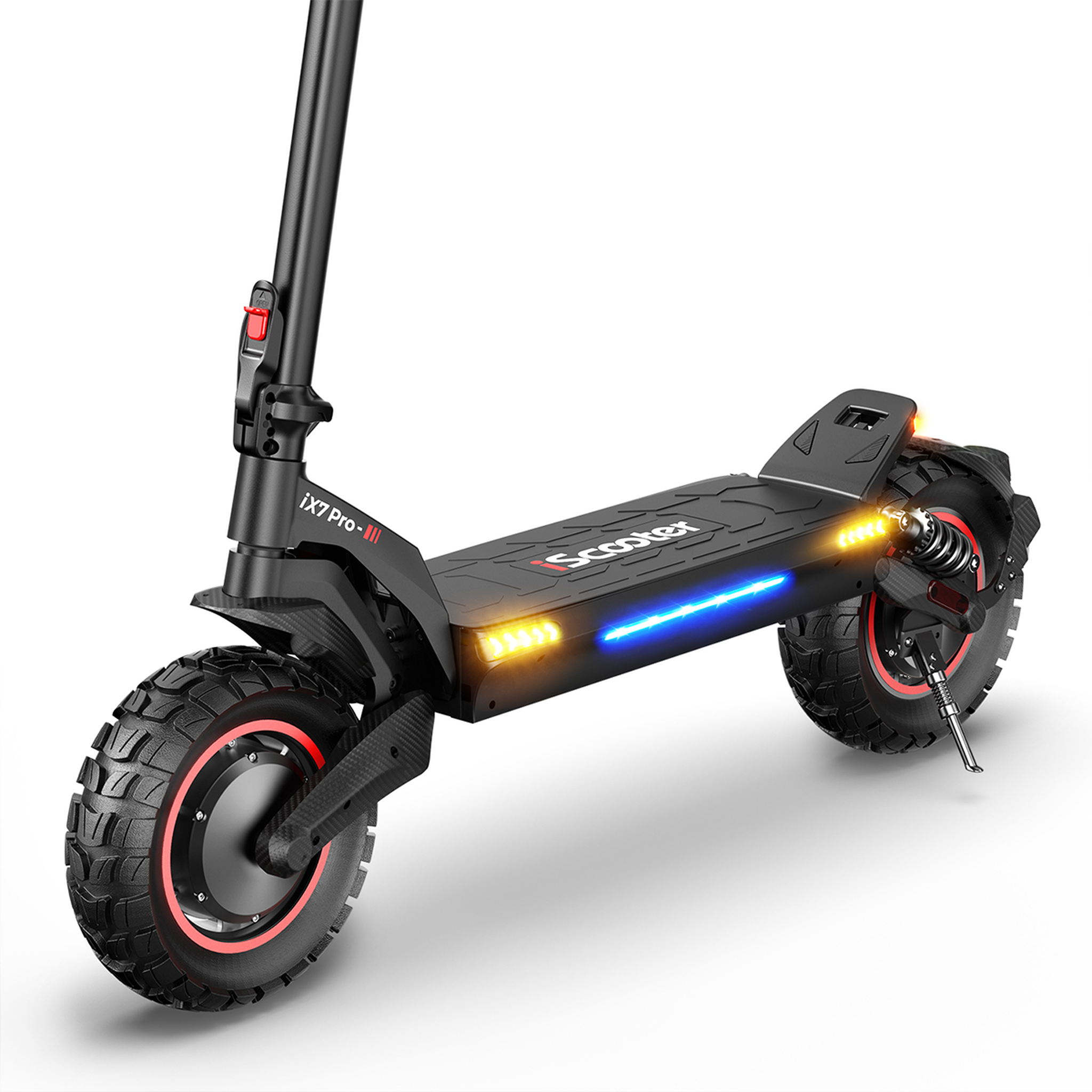 Voir la diapositive 3 : ISCOOTER Trottinette électrique tout-terrain iScooter iX7 Pro, 2 x 1000 W, 48 V, batterie 17,5 Ah